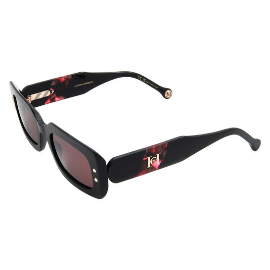 Carolina Herrera Pink Rectangular Ladies Sunglasses