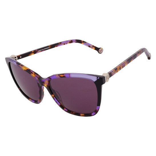 Carolina Herrera Violet Butterfly Ladies Sunglasses