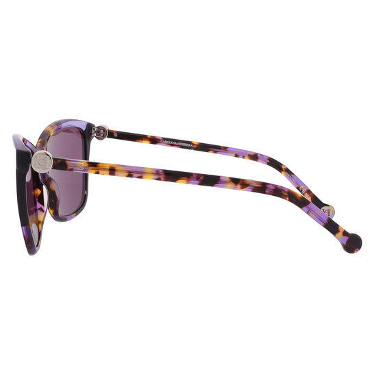 Carolina Herrera Violet Butterfly Ladies Sunglasses