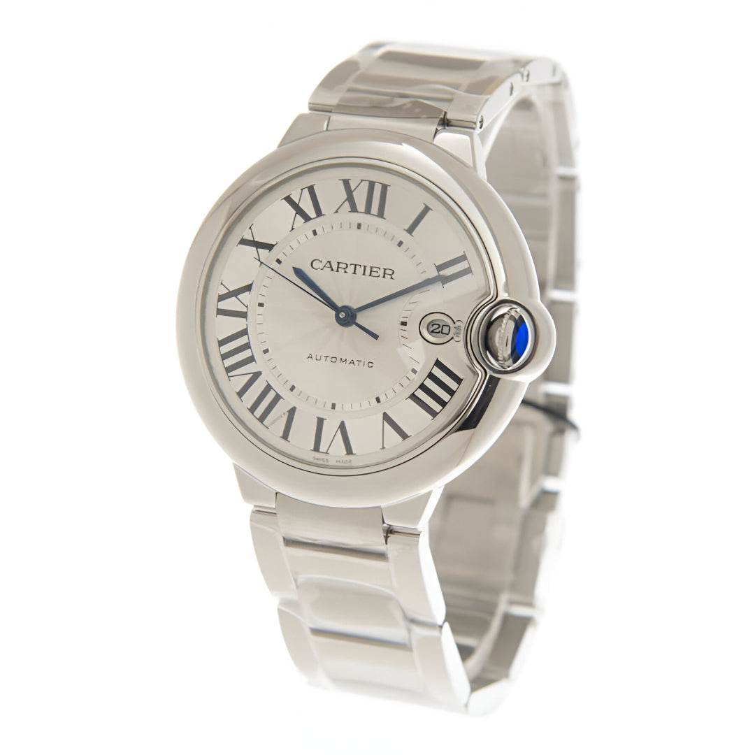 Cartier  Ballon Bleu 42 Automatic White Dial Unisex Watch