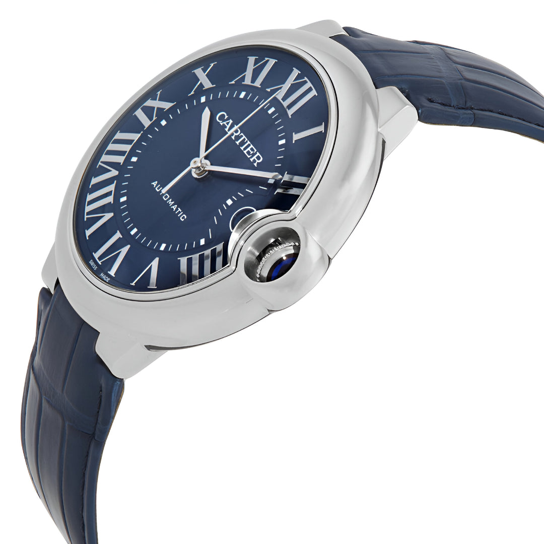 Cartier  Ballon Bleu Automatic Blue Dial Men's Watch wsbb0027