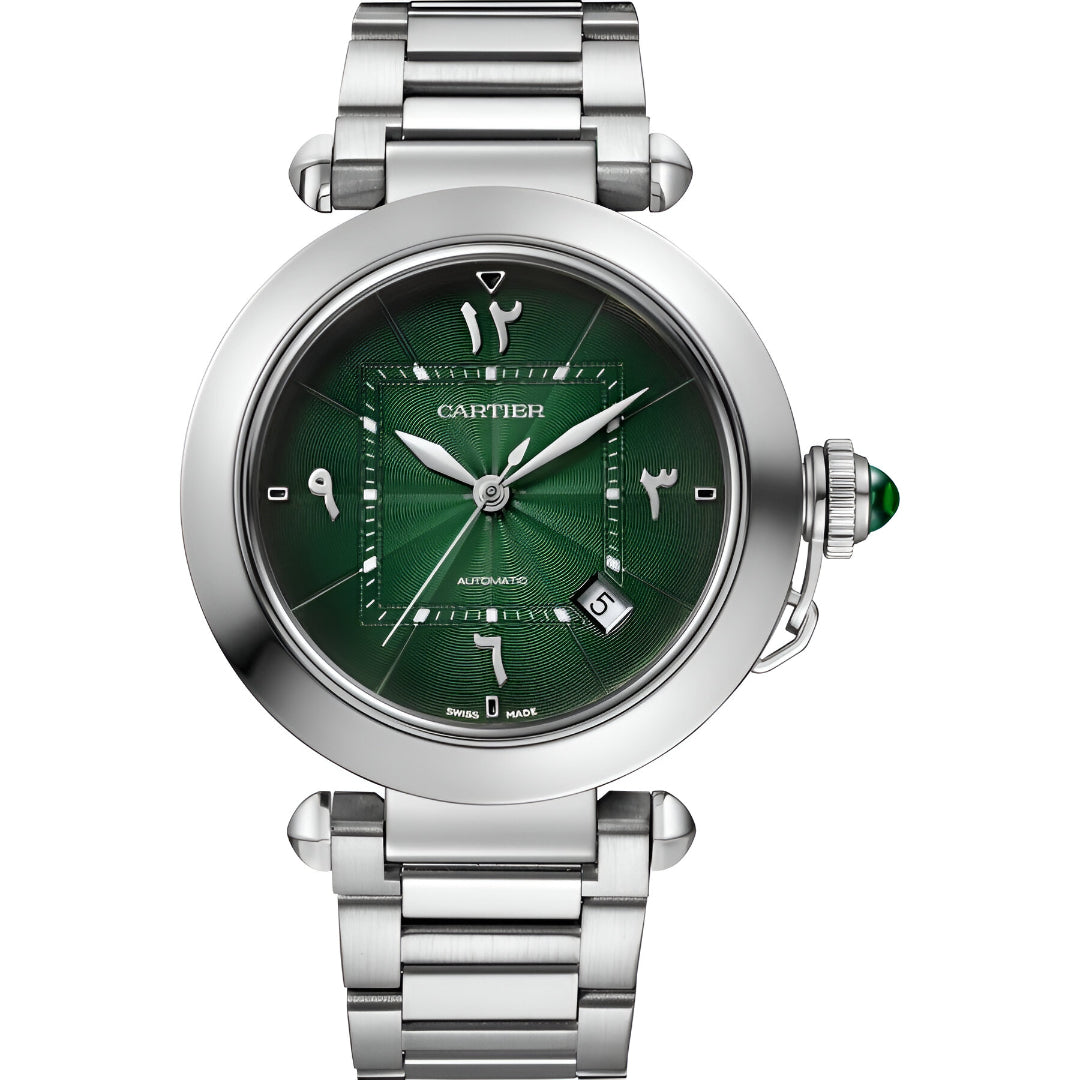 Cartier  Pasha Automatic Green Dial Men's Watch