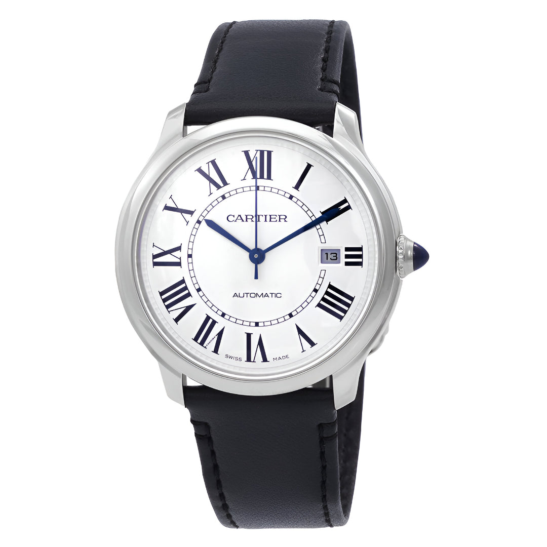 Cartier  Ronde Must De Automatic White Dial Men's Watch
