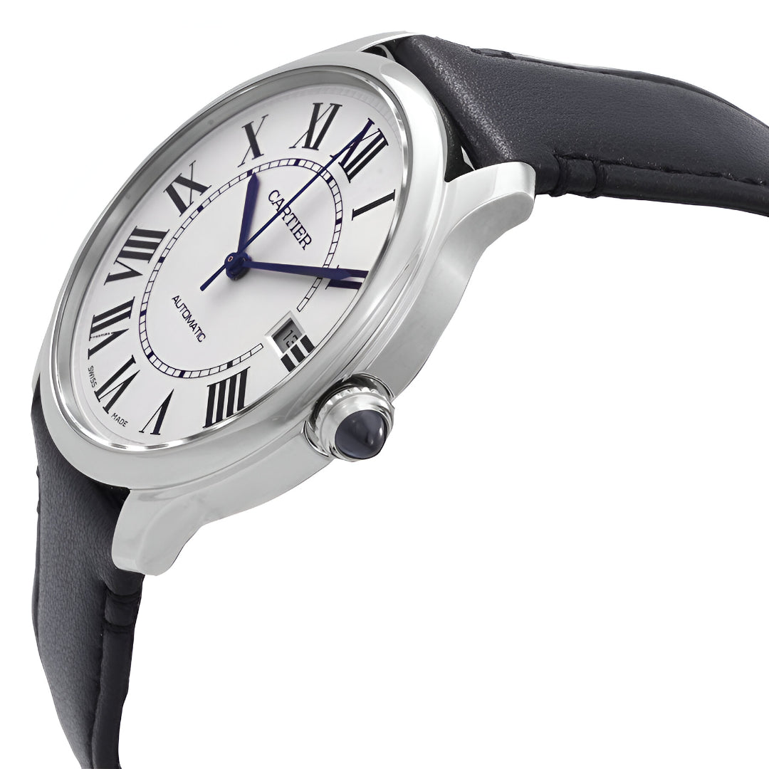 Cartier  Ronde Must De Automatic White Dial Men's Watch