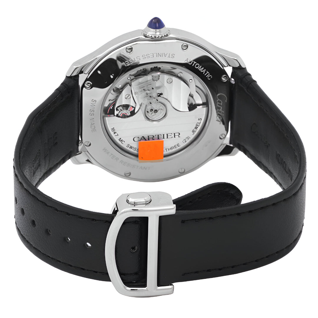 Cartier  Ronde Must De Automatic White Dial Men's Watch