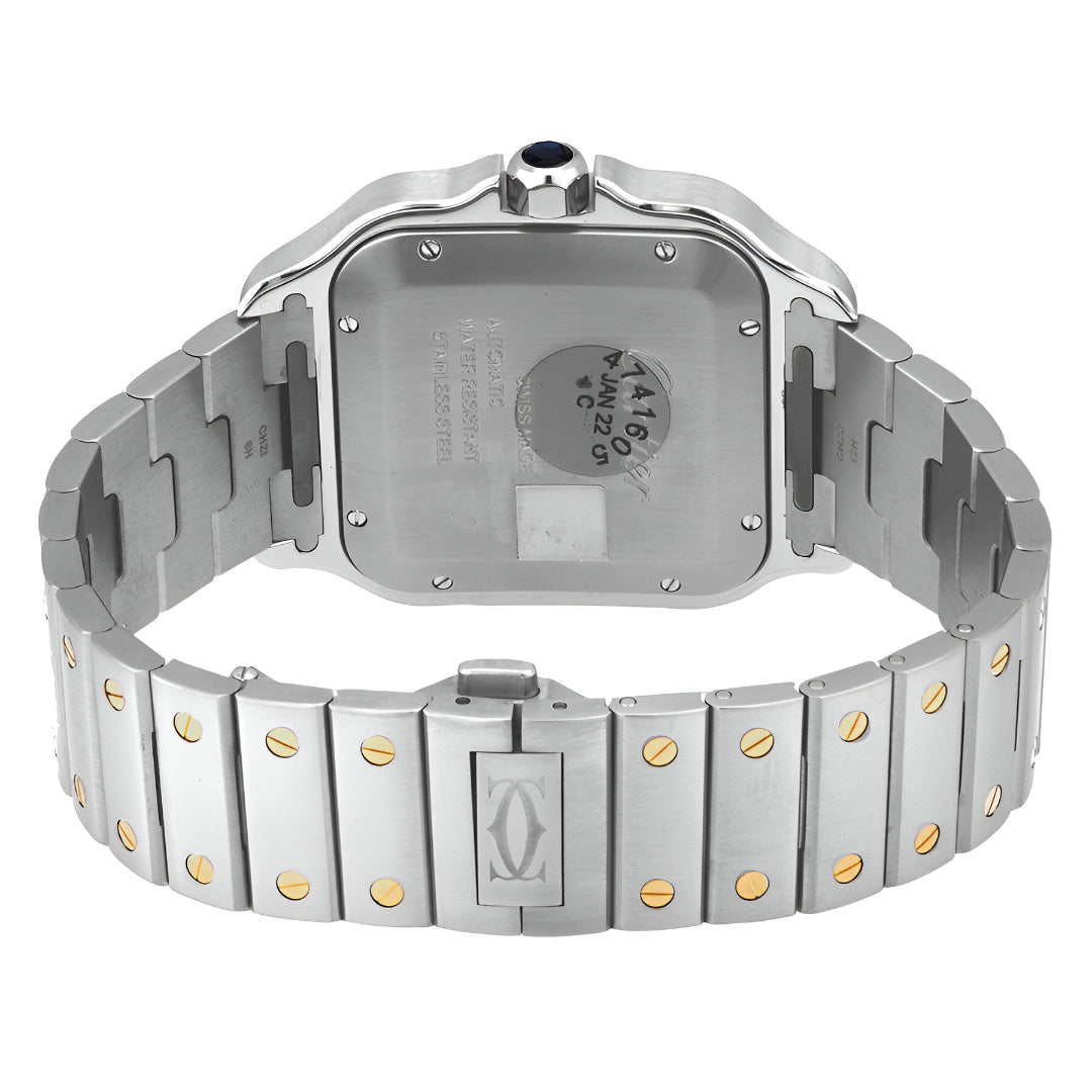 Cartier  Santos Automatic Silver Dial Large Men's Watch