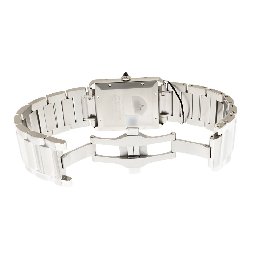 Cartier  Tank Automatic Silver Dial Men's Watch
