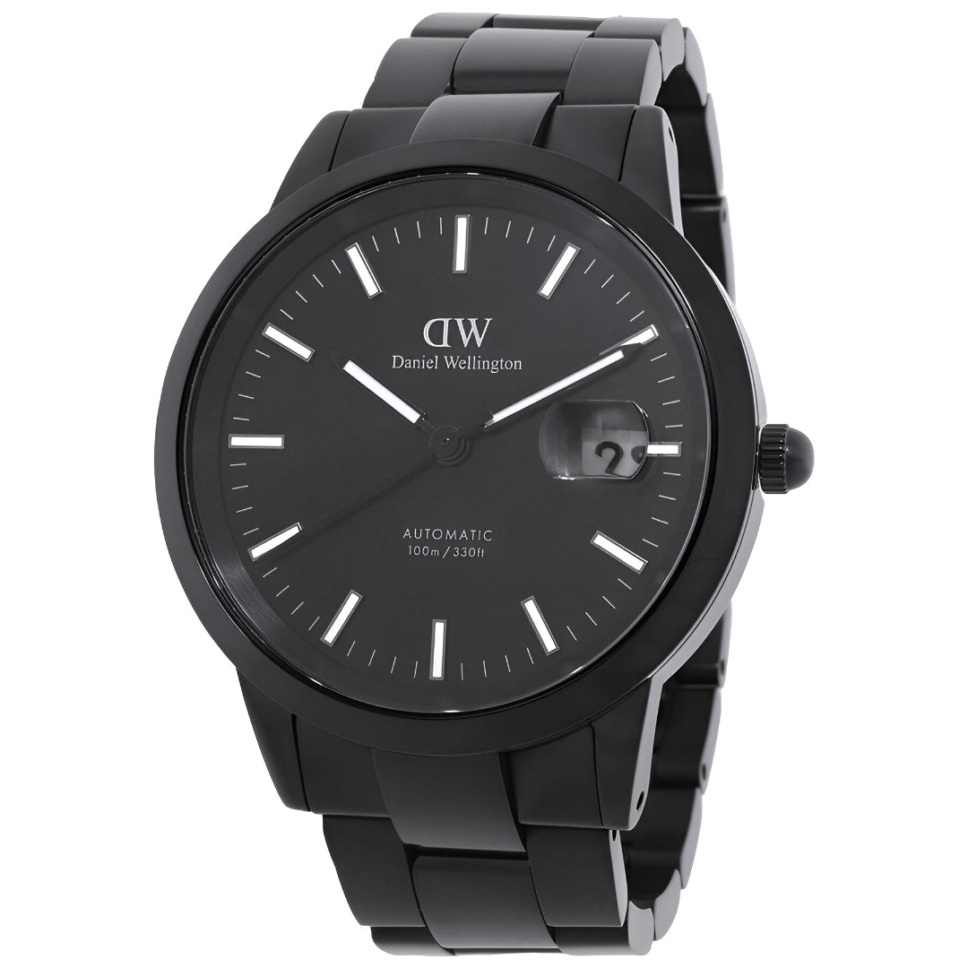 Daniel Wellington  Iconic Link Automatic Black Dial Watch
