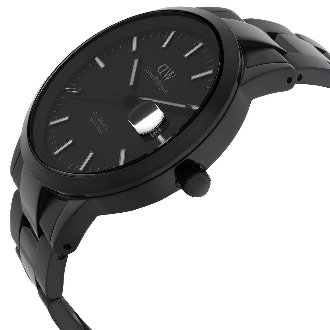 Daniel Wellington  Iconic Link Automatic Black Dial Watch