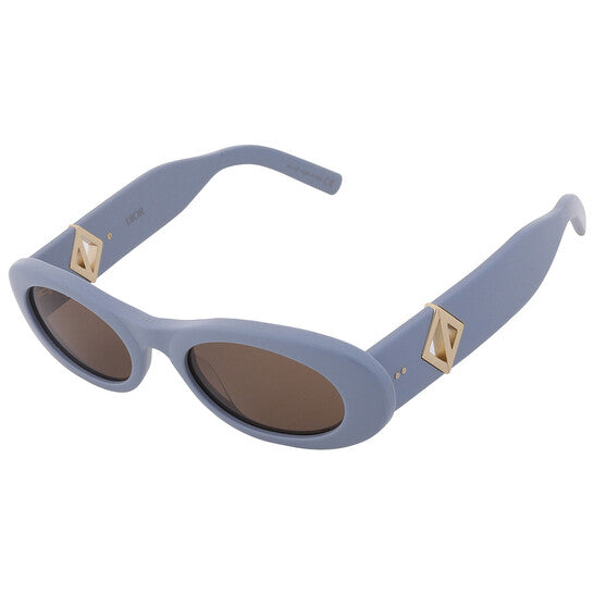 Dior CD DIAMOND R11 Brown Oval Men's Sunglasses