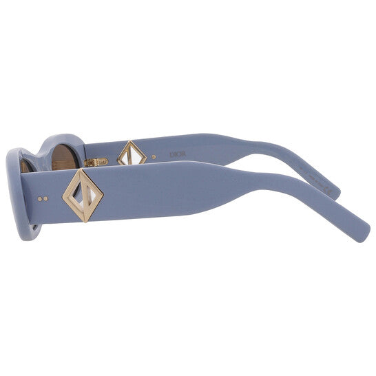 Dior CD DIAMOND R11 Brown Oval Men's Sunglasses