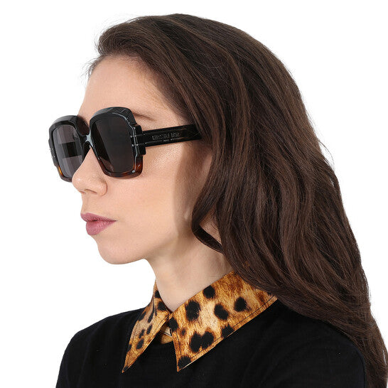 Dior DIORSIGNATURE S1U Grey Butterfly Ladies Sunglasses