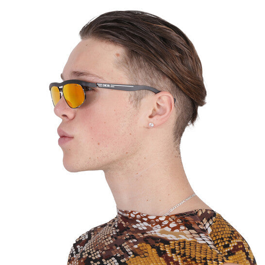 Dior DIORIDER S1U Yellow Oval Men's Sunglasses