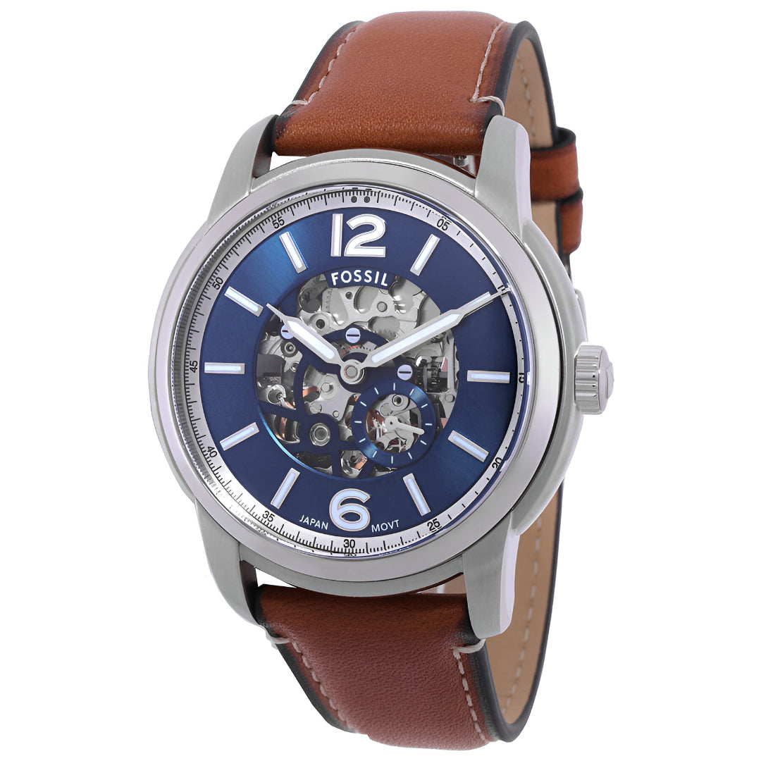 Fossil  Heritage Automatic Blue Dial Men's Watch