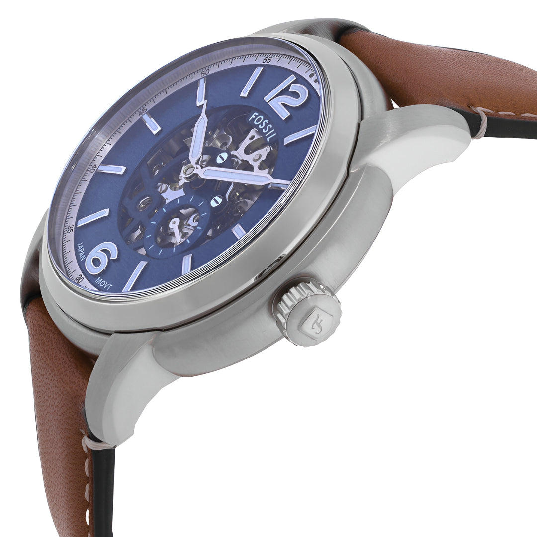 Fossil  Heritage Automatic Blue Dial Men's Watch