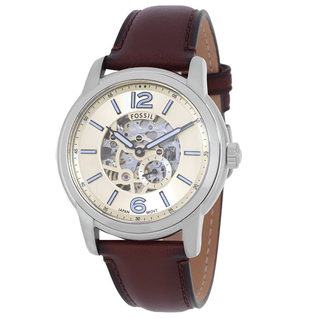Fossil  Heritage Automatic Cream Dial Men's Watch