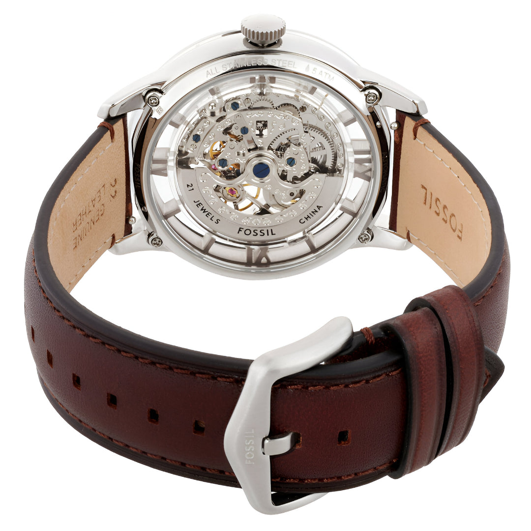 Fossil  Townsman Automatic Silver Dial Watch
