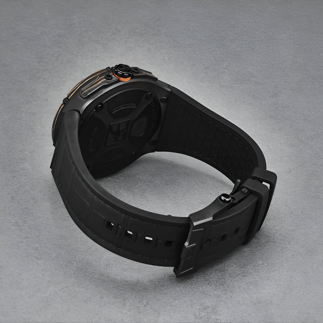 Franck Dubarry  Crazy Wheel Black Dial Men's Watch