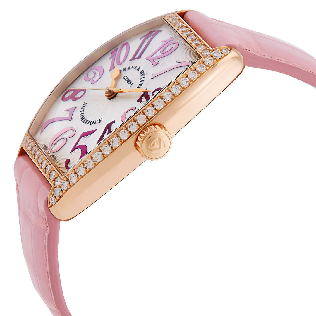 Franck Muller  Cintree Curvex Automatic Diamond White Dial Watch