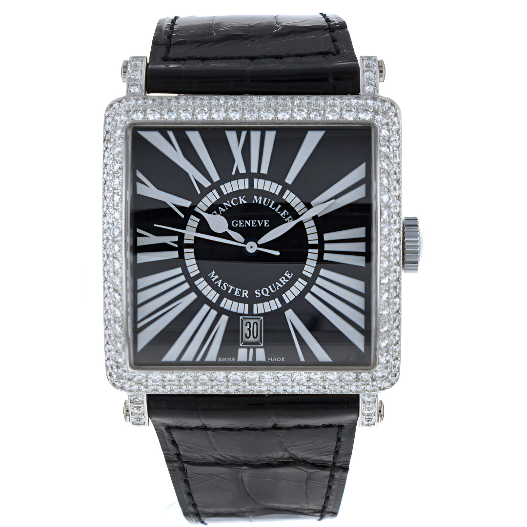 Franck Muller  Master Square Automatic Diamond Black Dial Unisex Watch