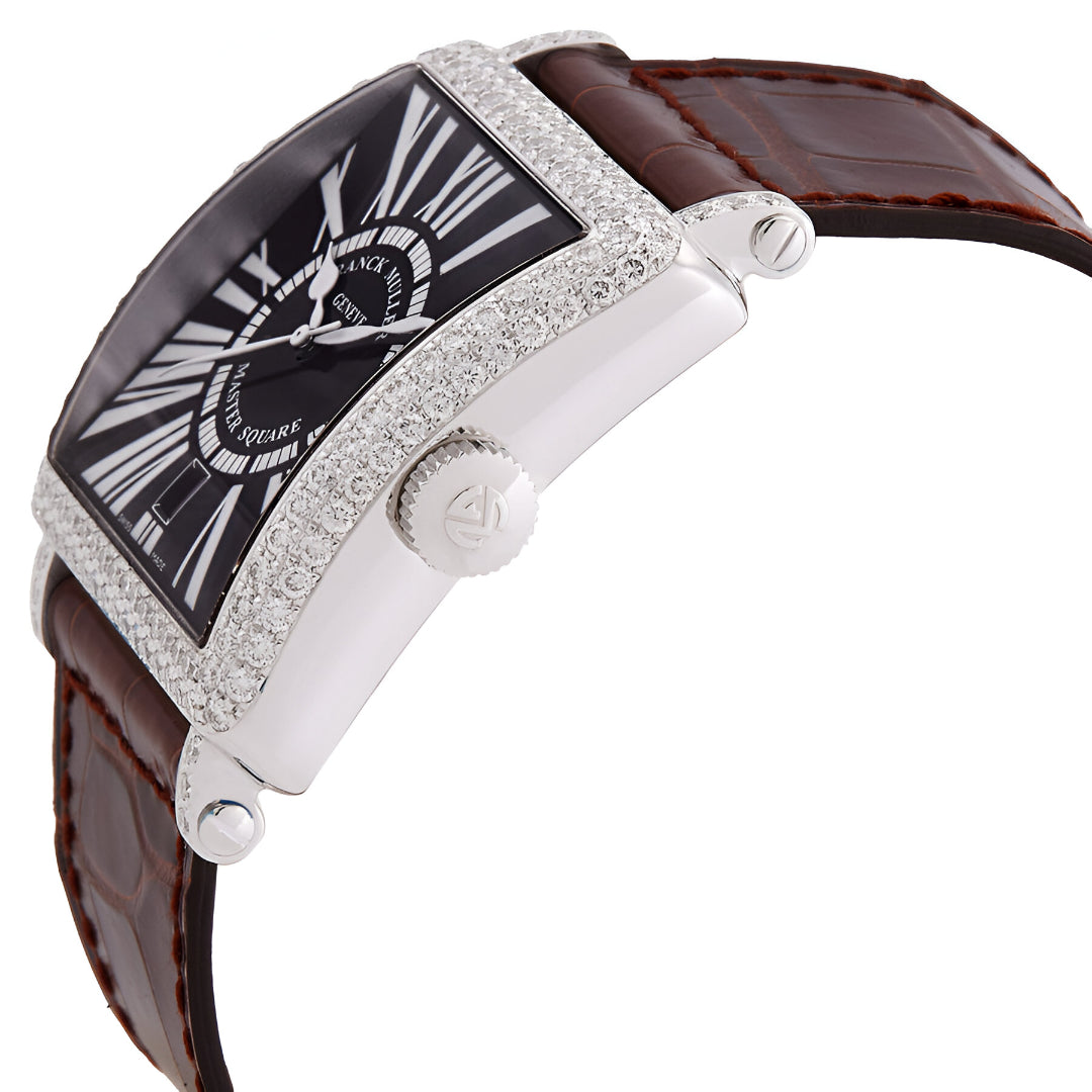 Franck Muller  Master Square Automatic Diamond Black Dial Watch