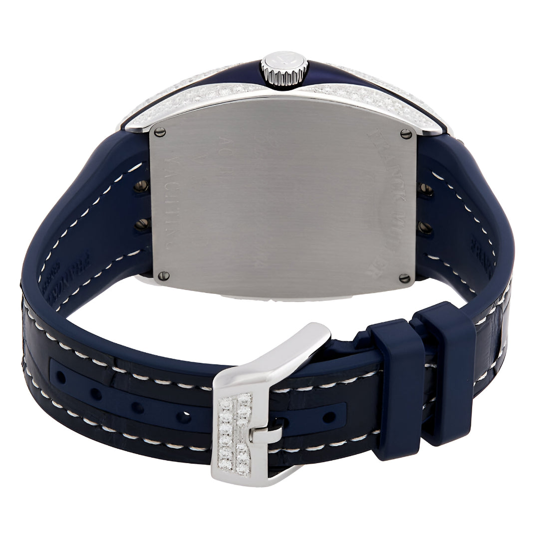 Franck Muller  Vanguard Automatic Diamond Blue Dial Ladies Watch
