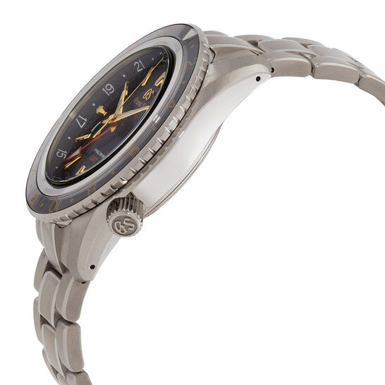 Grand Seiko Sport Spring Drive GMT Automatic Black Dial Men's Watch