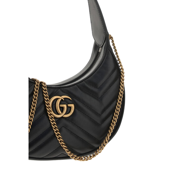 Gucci GG Marmont Mini Shoulder Bag – Black Leather