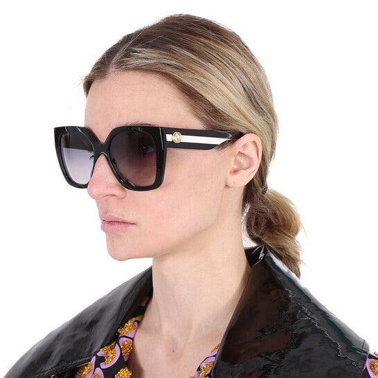 Gucci Grey Gradient Butterfly Ladies Sunglasses