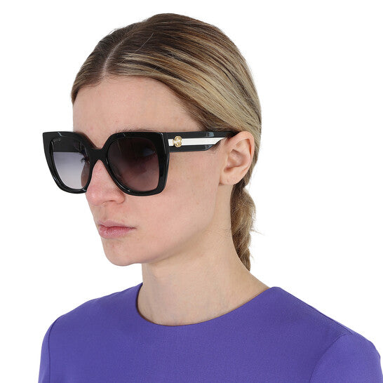 Gucci Grey Gradient Butterfly Ladies Sunglasses