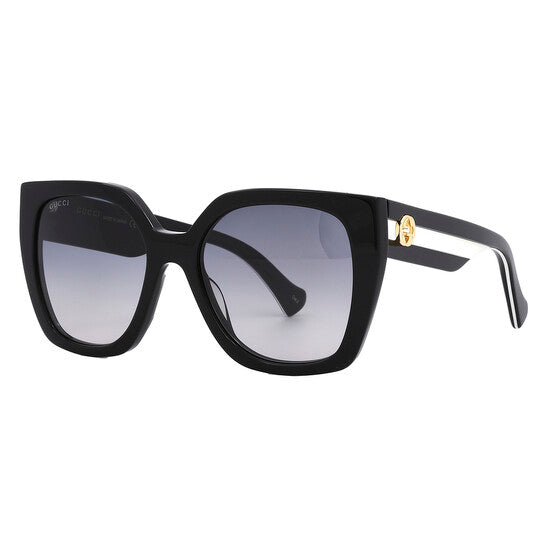 Gucci Grey Gradient Butterfly Ladies Sunglasses