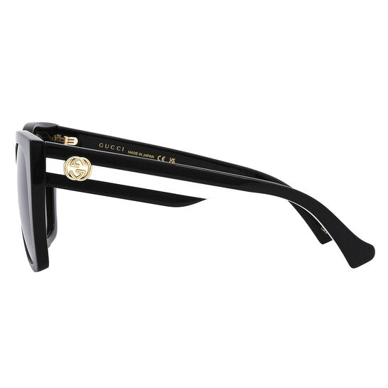 Gucci Grey Gradient Butterfly Ladies Sunglasses