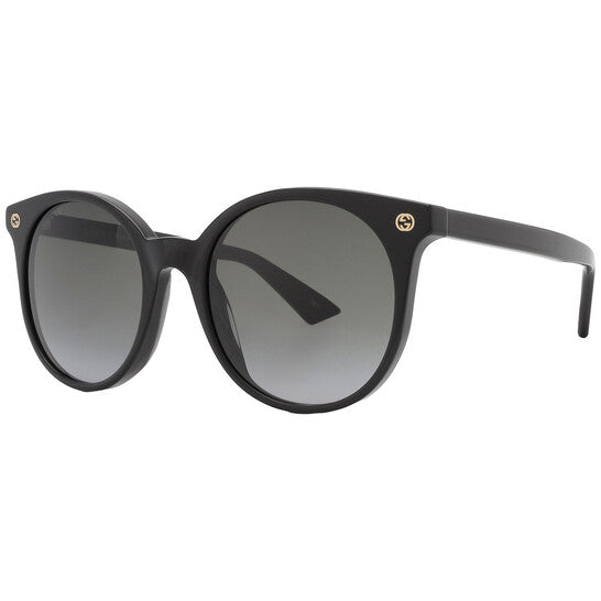 Gucci Grey Gradient Round Ladies Sunglasses