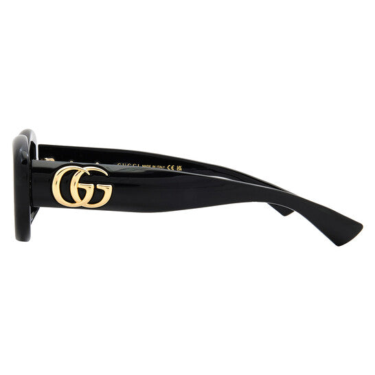 Gucci Grey Oval Ladies Sunglasses
