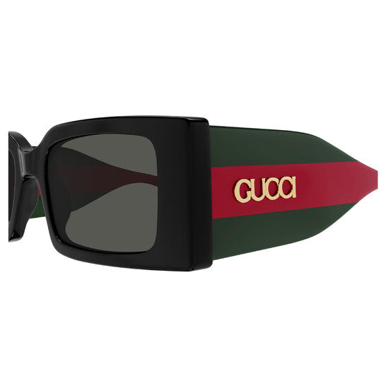 Gucci Grey Pilot Ladies Sunglasses