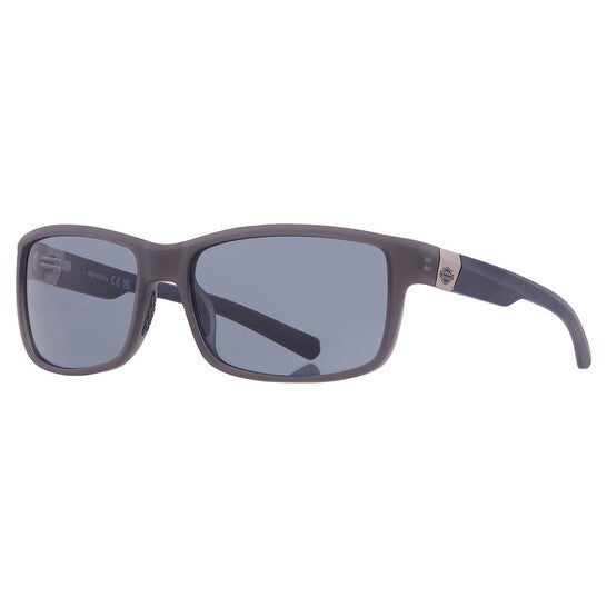 Harley Davidson Blue Mirror Rectangular Men's Sunglasses