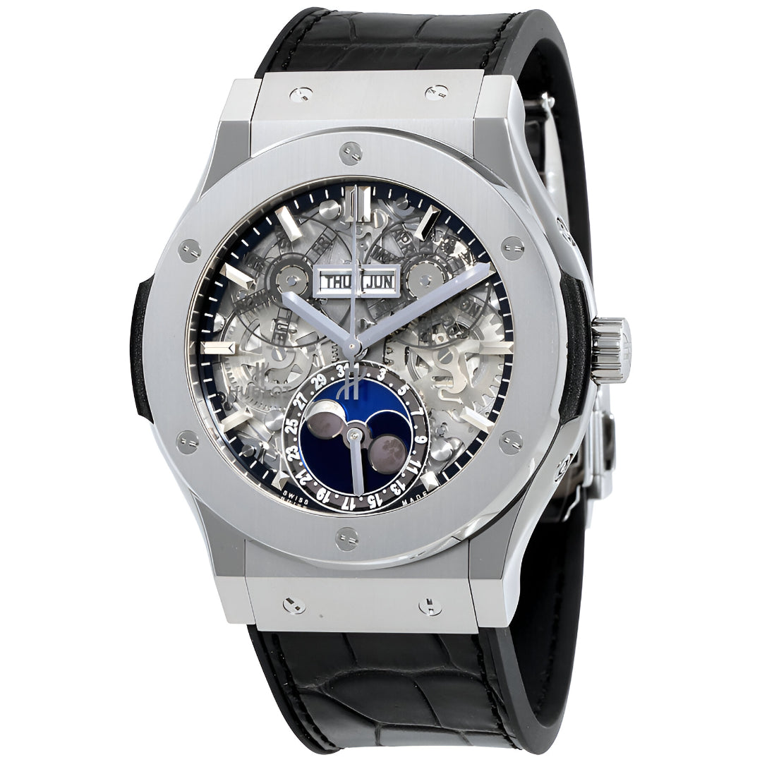 Hublot  Classic Fusion Aerofusion Moonphase Sapphire Dial Titanium Men's Watch