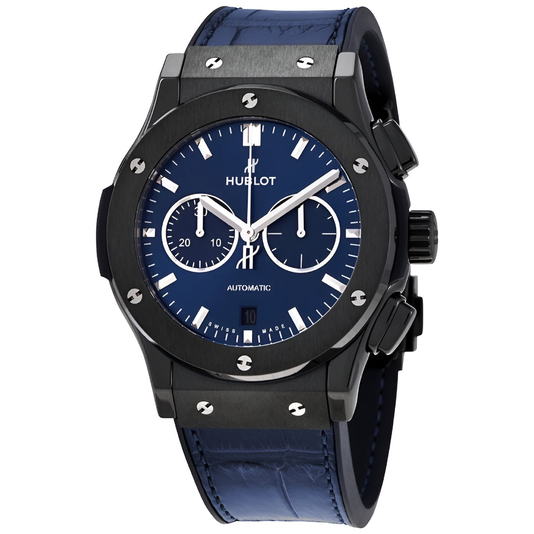 Hublot  Classic Fusion Blue Sunray Dial Automatic Men's Chronograph Watch