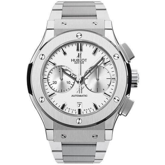 Hublot Classic Fusion Chronograph Automatic Silver Dial Men's Watch