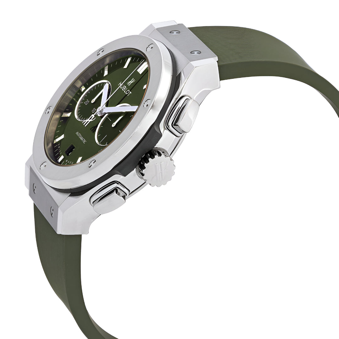 Hublot  Classic Fusion Chronograph Titanium Automatic Green Dial Men's Watch