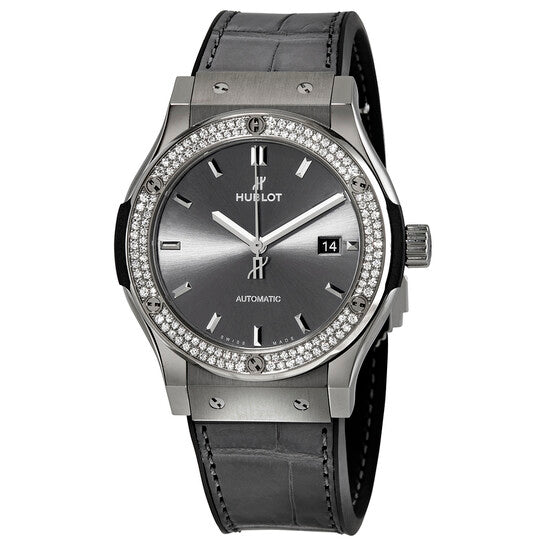 Hublot Classic Fusion Racing Grey Automatic Diamond Grey Sunblast Dial Men's Watch