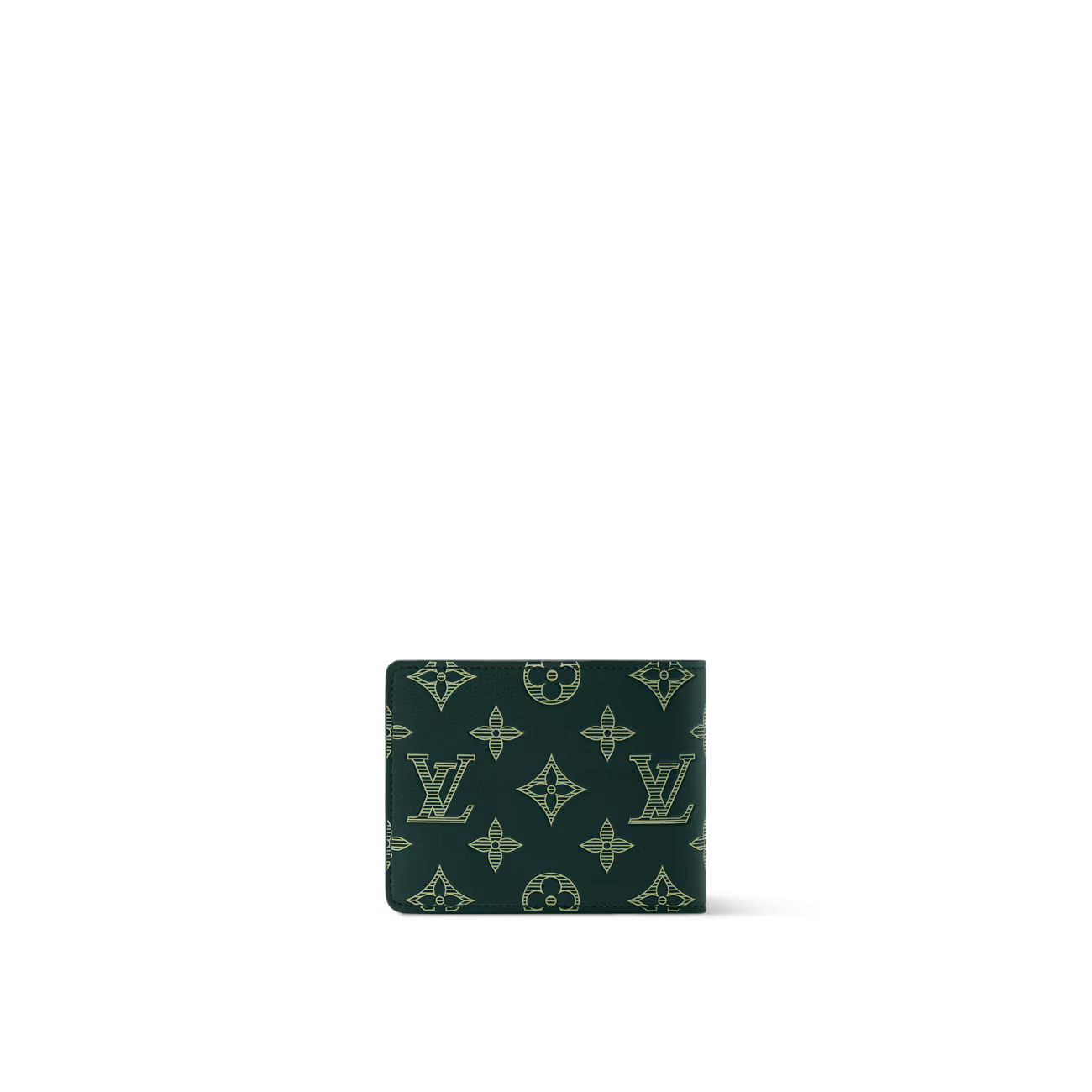 Louis Vuitton Multiple Wallet – Forest Green (Monogram Shadow Calfskin Leather)