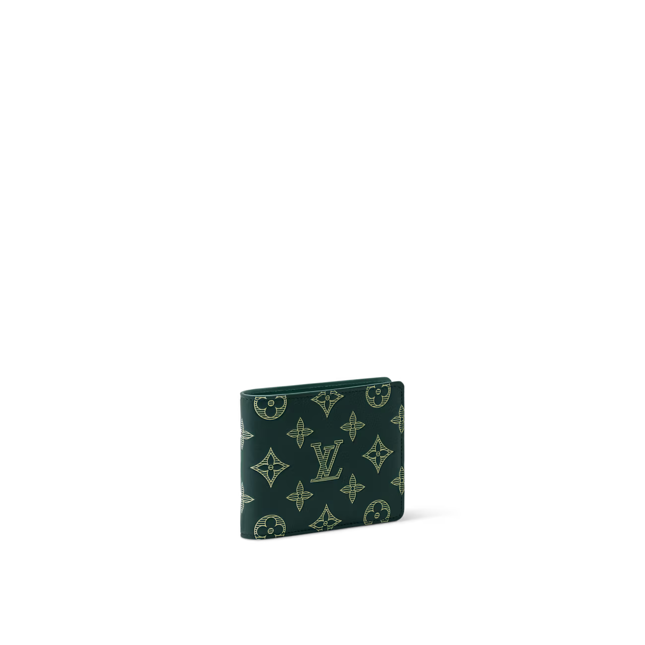 Louis Vuitton Multiple Wallet – Forest Green (Monogram Shadow Calfskin Leather)