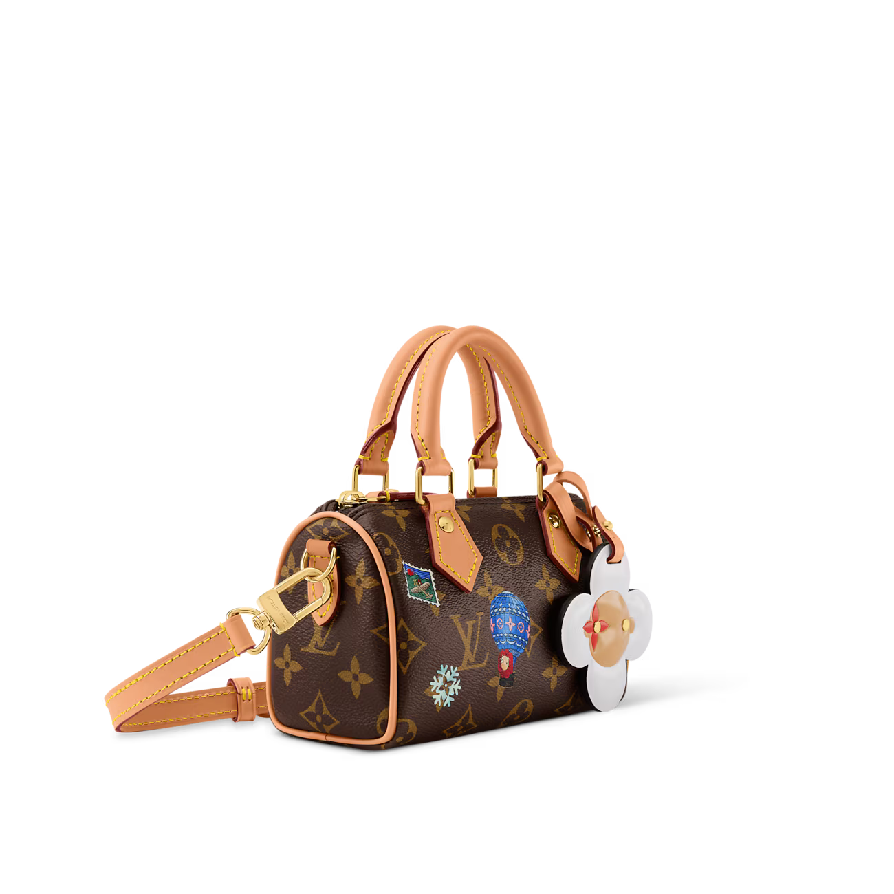 Louis Vuitton Nano Speedy – Monogram Snowy Pearl (Vivienne Edition)