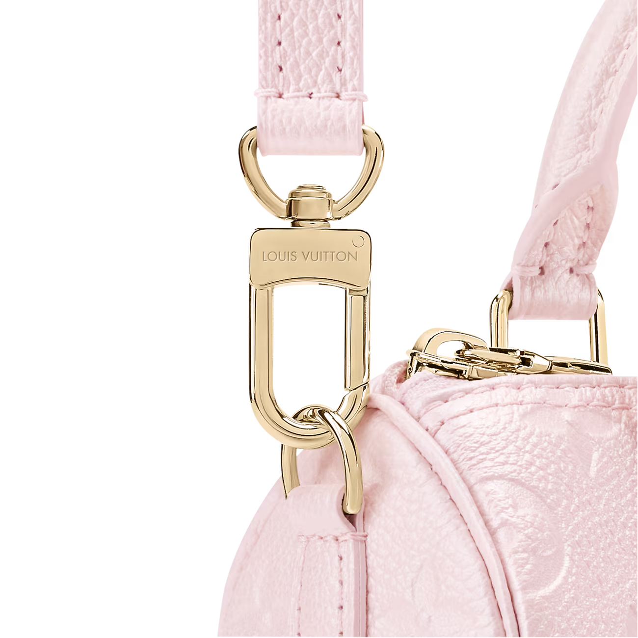 Louis Vuitton Nano Speedy – Monogram Empreinte Shimmery Snowy Pearl