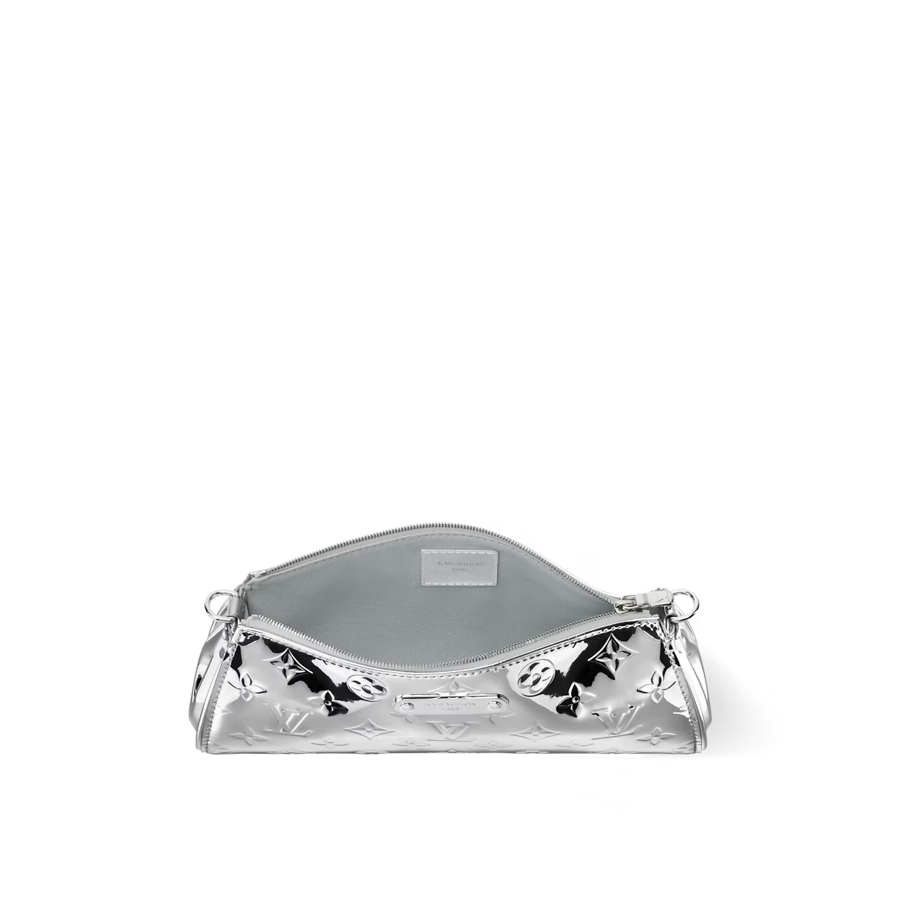 Louis Vuitton Pochette Eva – Silver (Monogram Miroir Canvas)