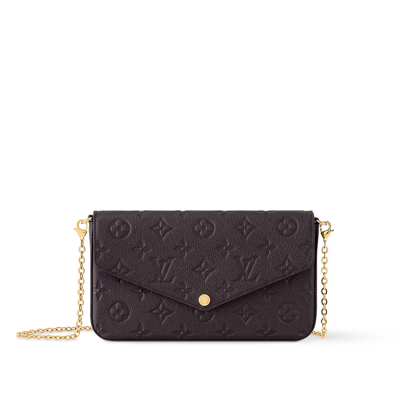 Louis Vuitton Pochette Félicie – Monogram Empreinte Chocolate Brown