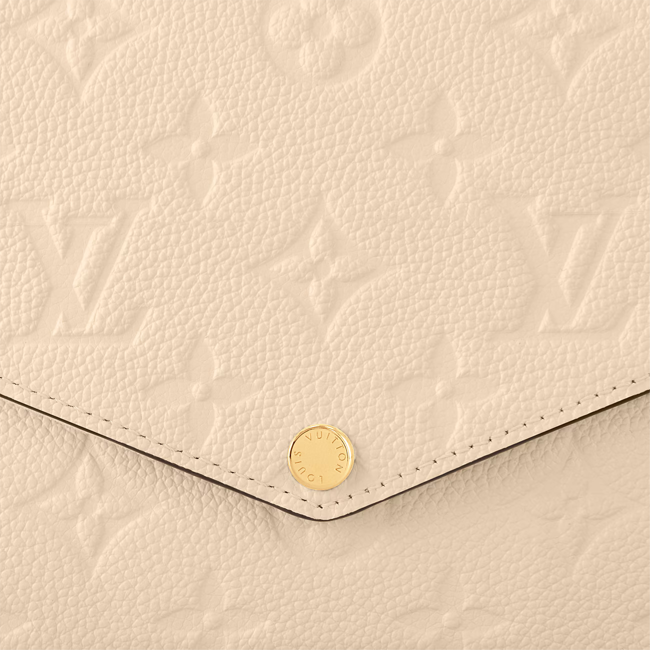 Louis Vuitton Pochette Félicie – Monogram Empreinte Cream