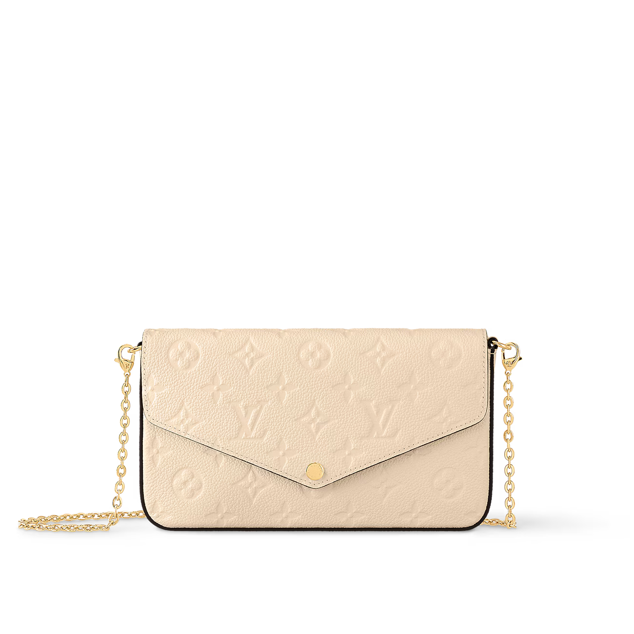 Louis Vuitton Pochette Félicie – Monogram Empreinte Cream