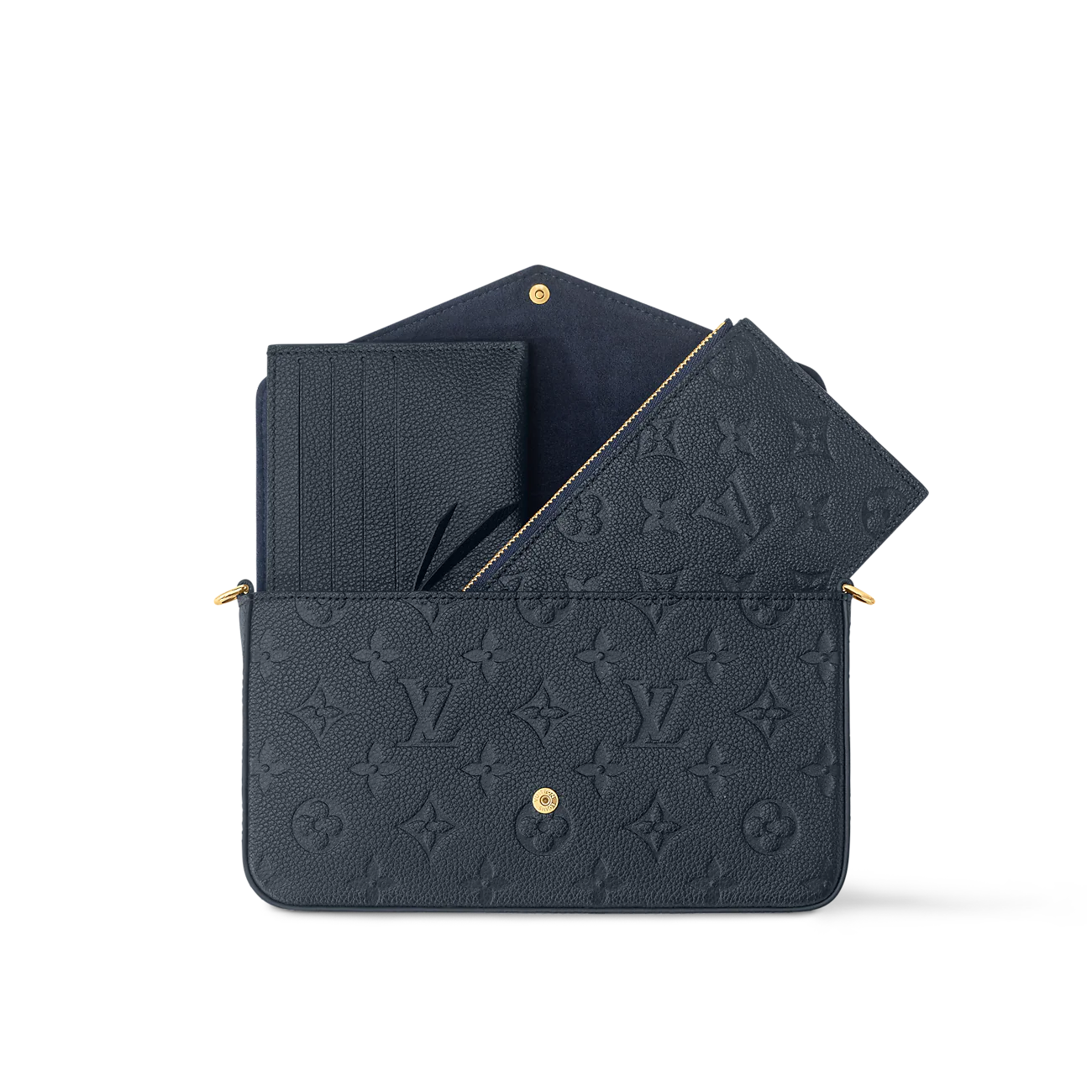 Louis Vuitton Pochette Félicie – Monogram Empreinte Navy Blue